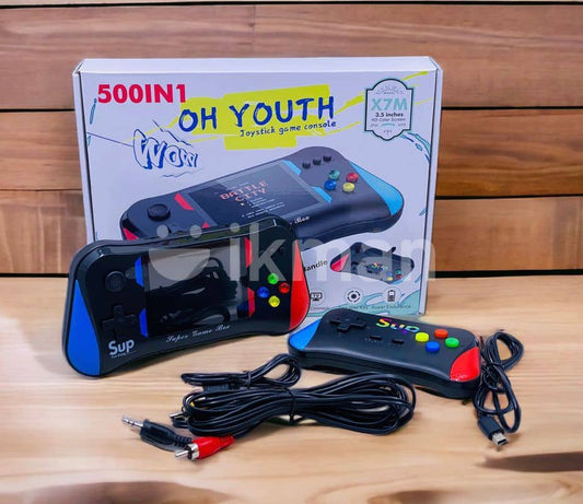 🎮 CONSOLE DE JEUX RÉTRO X7M – 500 JEUX INTÉGRÉS