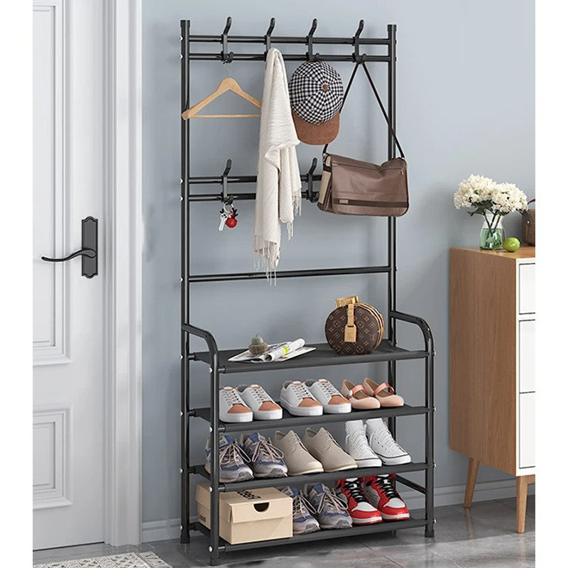 👟👜 ÉTAGÈRE A CHAUSSURES AVEC ACCROCHAGE SAC HAUT & ACCESSOIRES