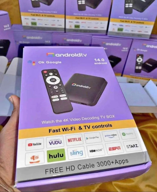 ANDROID TV BOX OK GOOGLE 14.0