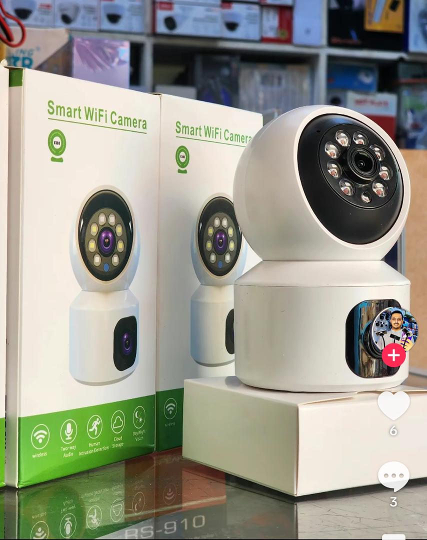 SMART Caméra de Surveillance Double Objectif avec carte SIM