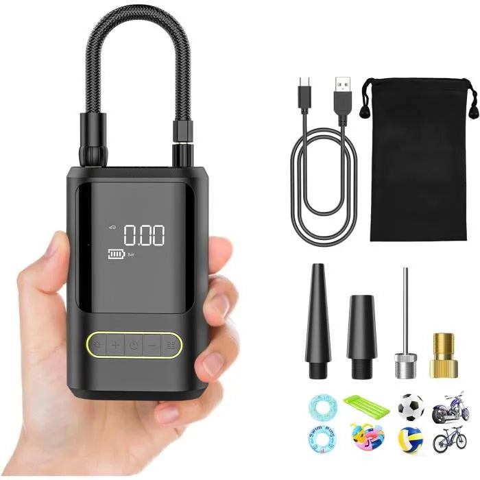 Pompe à Air Gonflable Compresseur Intelligent Portatif Rechargeable