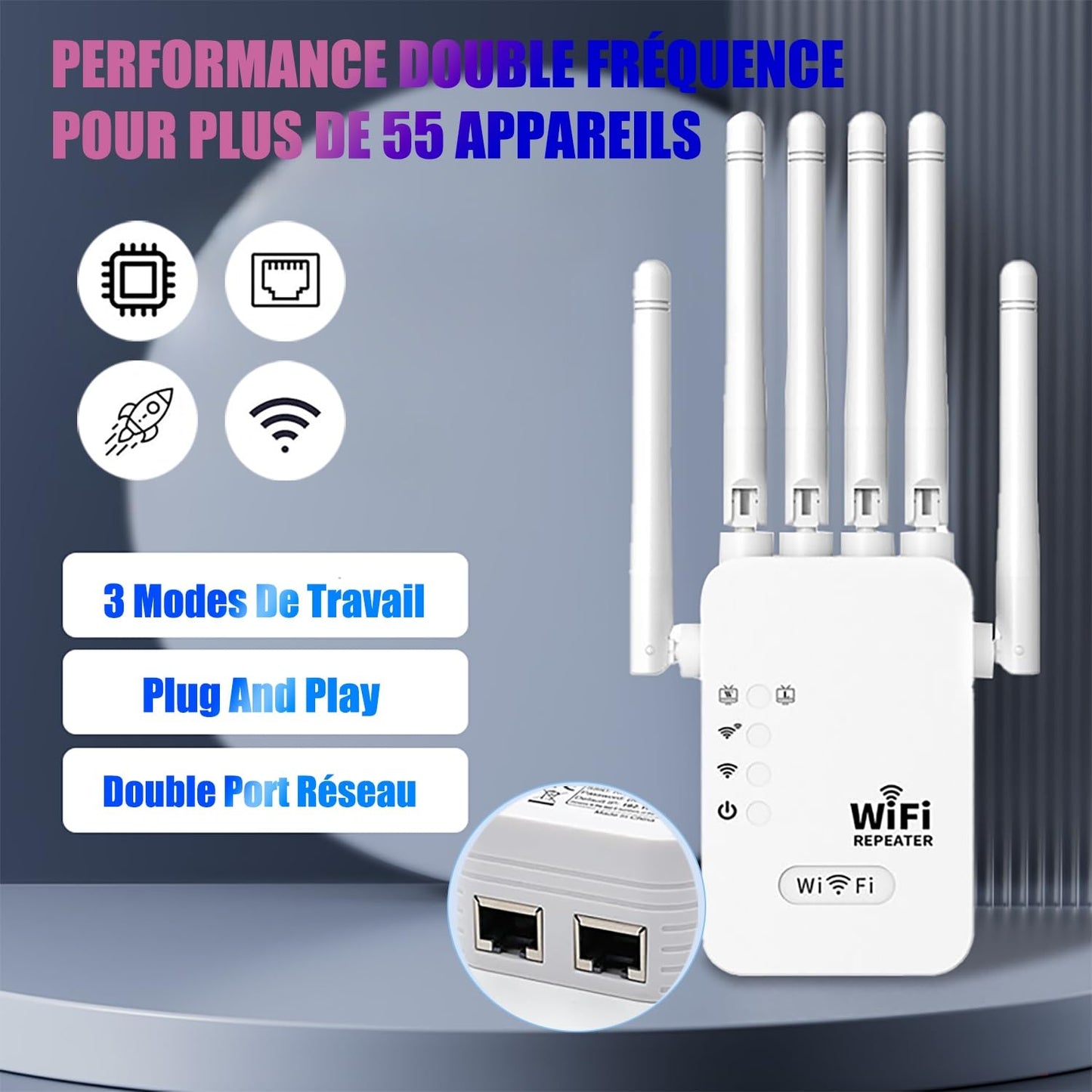 Répéteur WiFi Haute Puissance