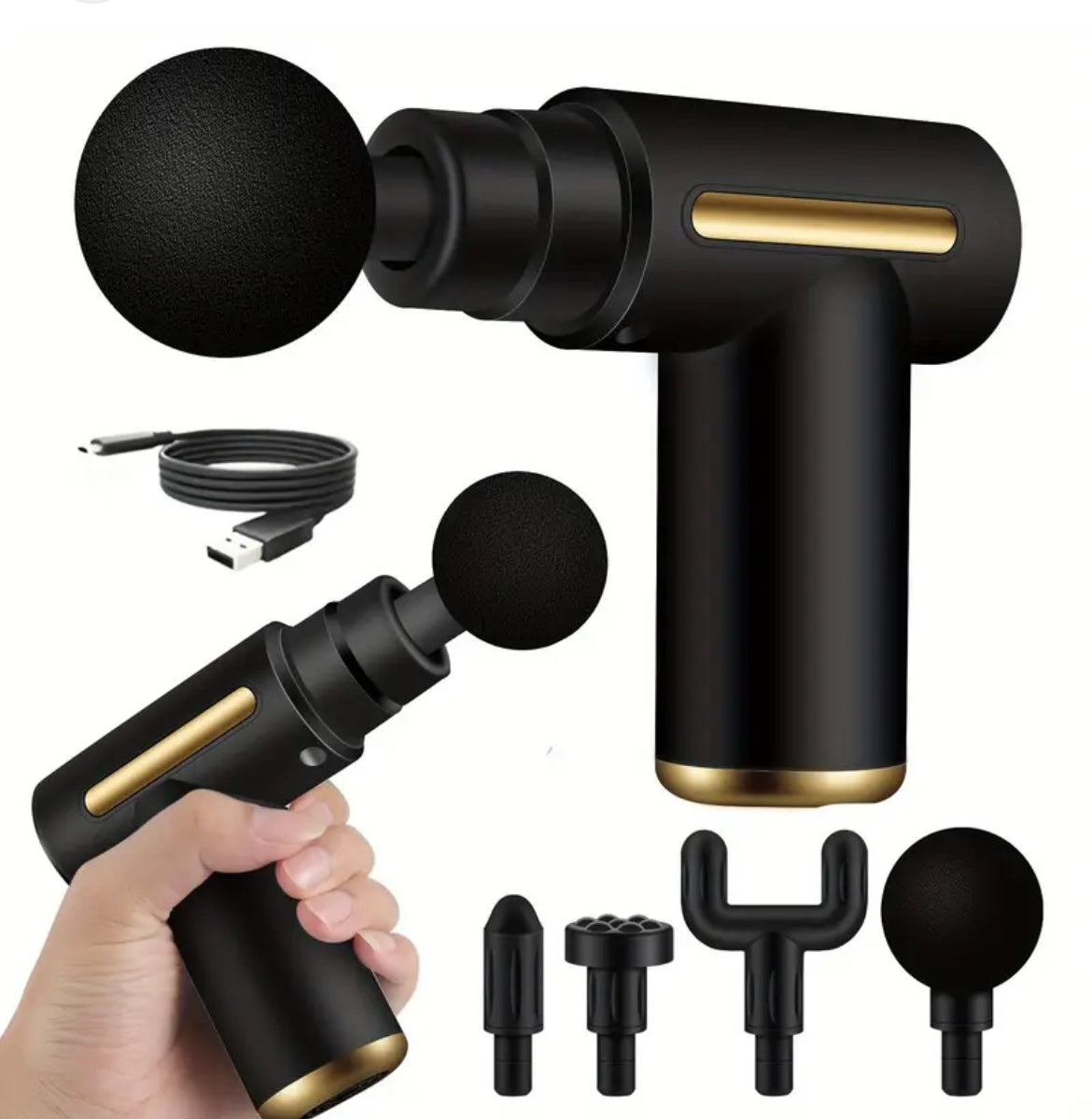 PISTOLET DE MASSAGE MUSCULAIRE PRO-RÉCUPÉRATION ET BIEN-ÊTRE EXPRESS