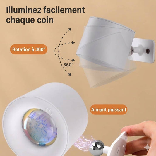APPLIQUE MURALE RECHARGEABLE SANS FIL