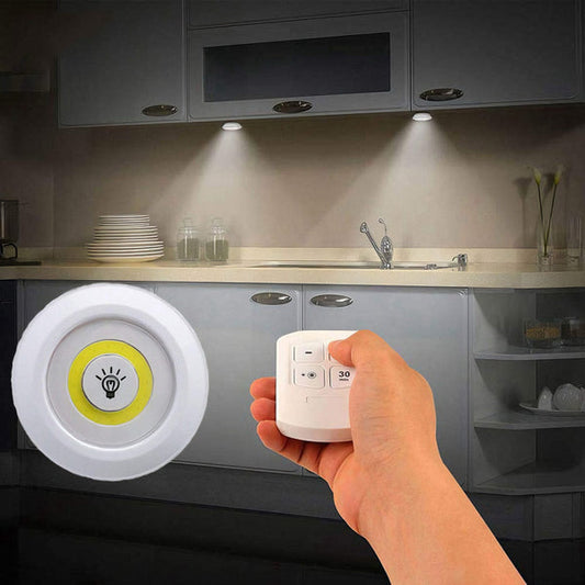 3 LAMPES ADHÉSIVES AVEC TELECOMMANDE