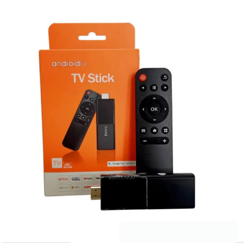 TV STICK ANDROID 4K ULTRA HD AVEC TÉLÉCOMMANDE BLUETOOTH