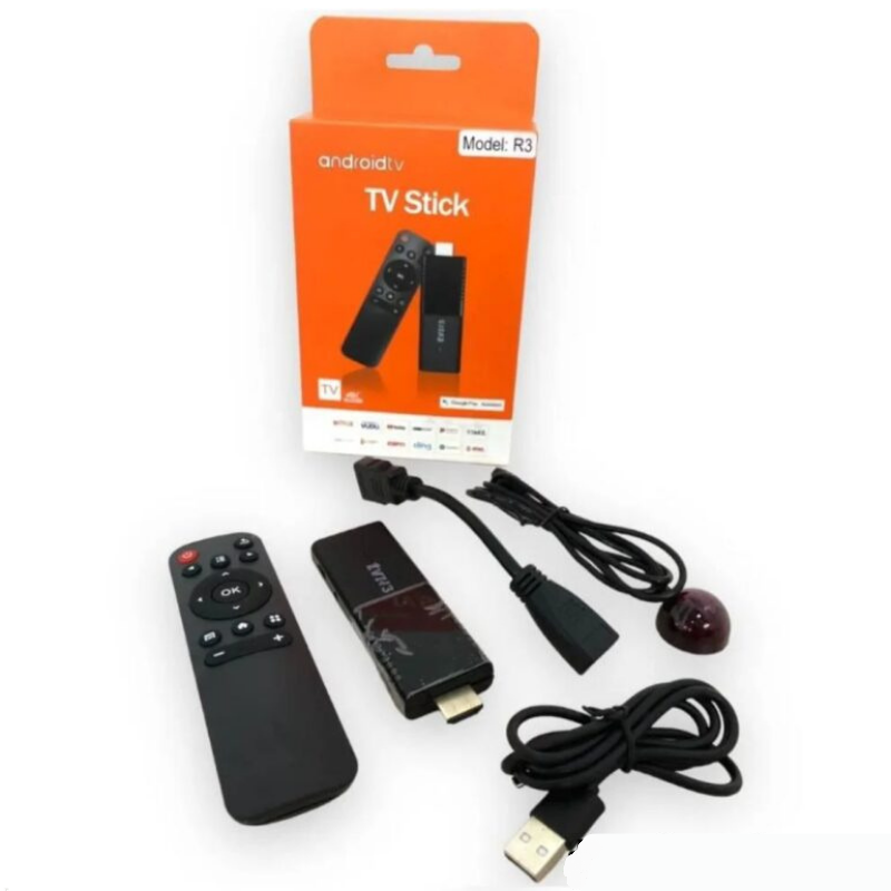 TV STICK ANDROID 4K ULTRA HD AVEC TÉLÉCOMMANDE BLUETOOTH