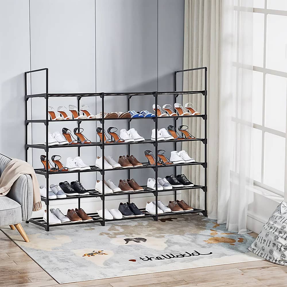 Grand Étagère à Chaussures de 36 Paires à 15 Niveau de Rangement.