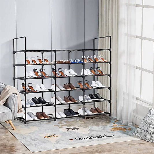 Grand Étagère à Chaussures de 36 Paires à 15 Niveau de Rangement.