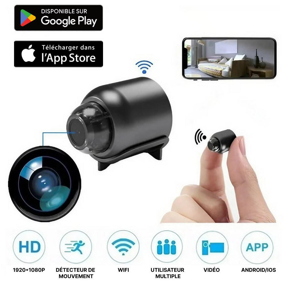 Mini Web Caméra HD Wifi HD 1080