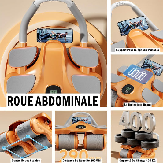 Roulette Abdominale Intelligente à rebond Automatique