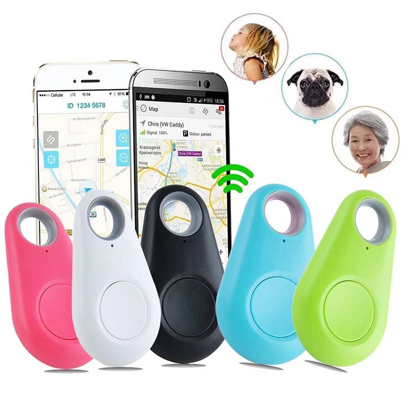 Lot de 5 Mini Traceurs GPS, Compatible IOS/Android, Traqueur d'objets Bluetooth anti-perte